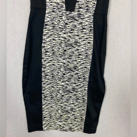 FRENCH CONNECTION  SAHARA WAVE ZEBRA DRESS SZ 6 - Picture 6 of 14